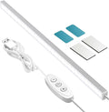 Under Cabinet Lighting, 12 Inch Plug in Light Bar, LED Keyboard Lights, 6000K Cool White Light, Ultra Thin Dimmable Light Bar, Suitable for Kitchen/Desk/Closet/Workbench