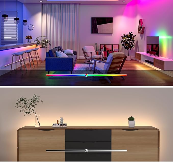 BTF-LIGHTING FCOB IP66 COB LED Strip WS2814 IC RGBW 3000K 24FT 784LED/m DC24V Flexible High Density Color Chasing Light 10mm Width for Home Indoor Decor(No Adapter or Controller)