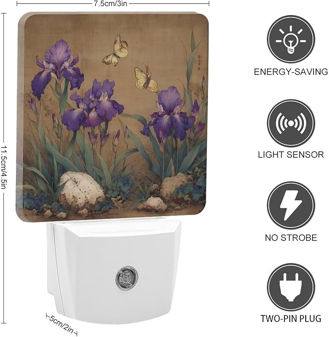 Night Lights Plug Into Wall, Classical Vitality LED Smart Light Sensor Night Light Auto Dusk to Dawn for Hallway, Bedroom, Bathroom, Stairway