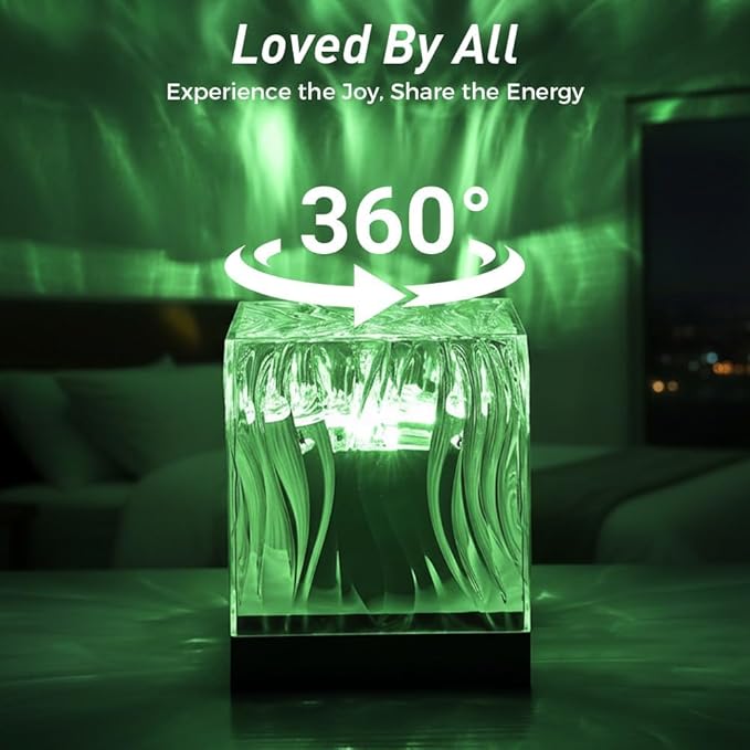 Northern Lights Projector, 16 Colors Aurora Light Projector & Mood Lighting Galaxy Lamp, Ocean Lamp, App Remote Night Light for Bedroom, Gift for Teenage Girls Room Decor (Plug-in Model)