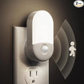 L LOHAS LED Motion Sensor Night Light, [2 Pack] Motion Activated Night Light, Daylight White, Adjustable Brightness, Motion Sensor Light Indoor Plug in for Nursery, Kids, Bedroom, Bathroom Nightlight