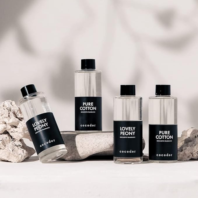 COCODOR Reed Diffuser Oil Refill/Clean Linen/6.7oz(200ml)/1 Pack/Aromatherapy, Home Fragrance, Scented Oils, Oils for Reed Diffuser, Bathroom Home Decor