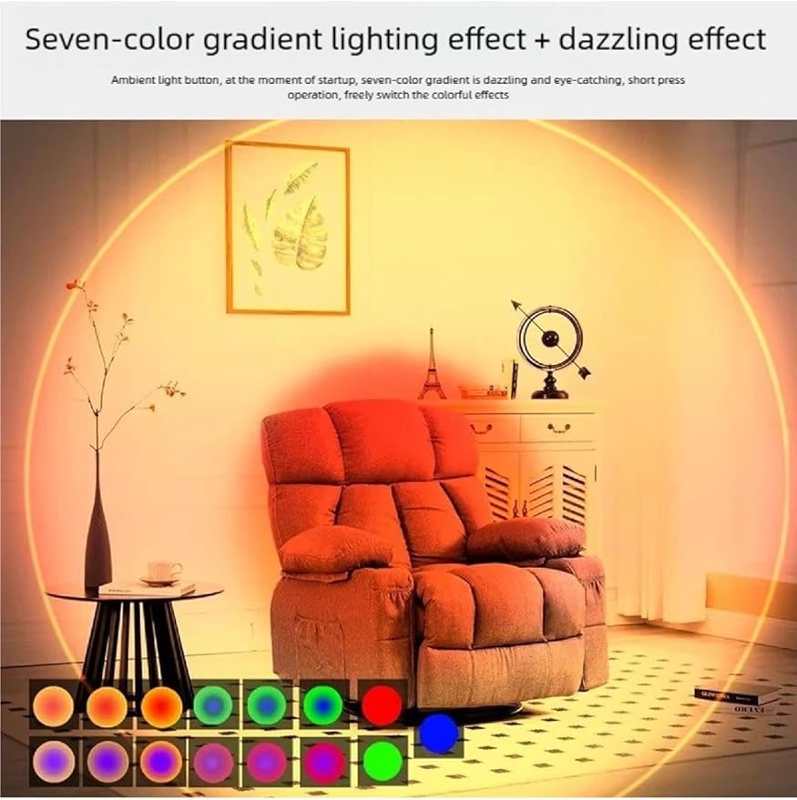 Smart rechargeable led night light with motion sensor–RGB gradient ambient lighting,dimmable wall,Magnetic Wireless Night Lights with 3 Modes,Stick On Cabinet Light for Hallway Bedroom Game Room Stair