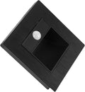 Zerodeko LED Motion Sensor Recessed Stair Lights Warm White Indoor Outdoor Step Lights for Aisles Hallways and Bathrooms 2-Pack