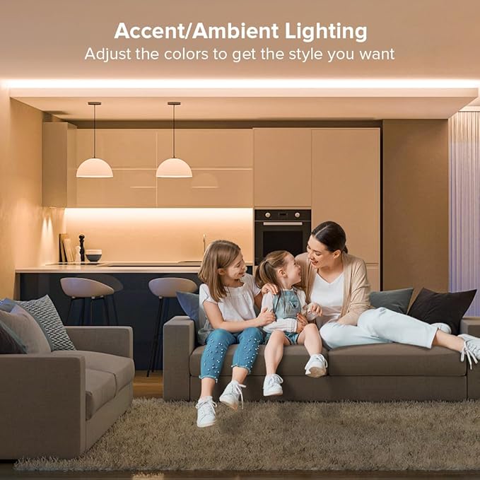BTF-LIGHTING FCOB IP66 RGBW 3000K COB LED Strip 16.4FT DC24V Color Changing Flexible High Density Multicolor Light 12mm Width for Home Indoor Decor(No Adapter or Controller)