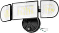iMaihom 180W Dusk to Dawn Flood Lights Outdoor, 18000LM 6500K Super Bright LED Security Lights, IP65 Waterproof Exterior Light with Photocell, Hardwired Outdoor Lighting for Yard, Garden, Garage Black