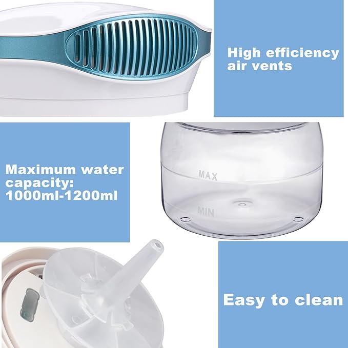 Water Air Purifiers for Home, Air Washer Aroma Diffuser, Rainbow Air Purifier, Air Washer Humidifier, Essential Oils Aroma Fresher With Night light for Home, Office, Bedroom
