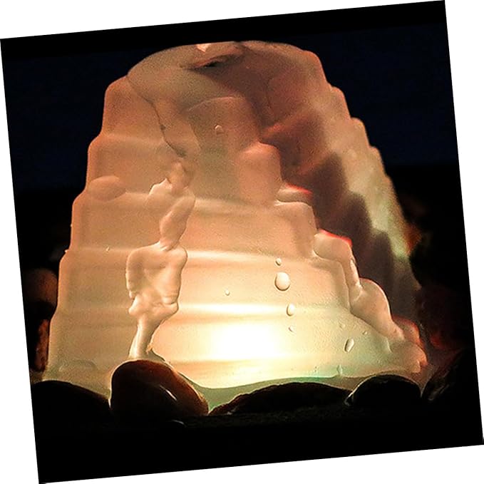 Creative LED Light Table Fountain Indoor Desktop Waterfall Ornament Zen Decor for Home Office Relaxation and Stress Relief