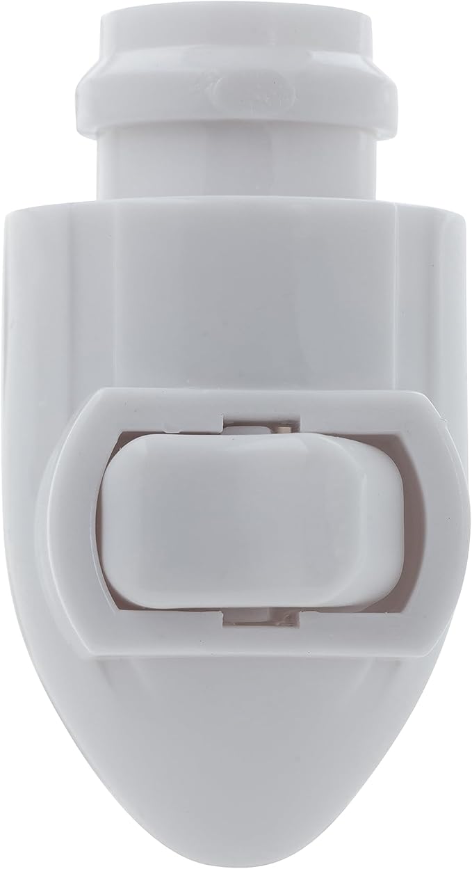 Creative Hobbies Plug in Night Light Module Includes 4 Bulbs and 4 Metal Clips, Great for Making Your Own Decorative Night Lights, Pack of 4 (White)