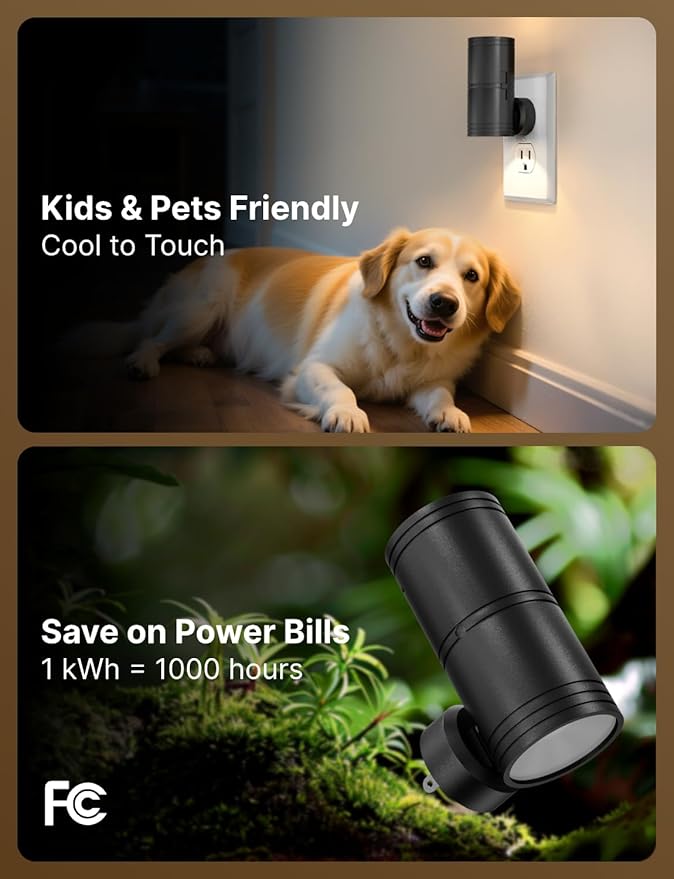 Night Light Plug into Wall, 4 Pack Dimmable LED Nightlight with Dusk to Dawn Sensor, Soft White Glow, for Hallway, Bathroom, Bedroom, Black