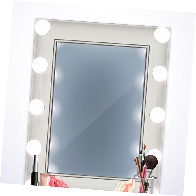 STOBOK 5v Dimmable Led Makeup Mirror Lights Strip USB Powered Vanity Lighting for Bathroom Dressing Table Brightness Easy Installation Soft Eye Protection