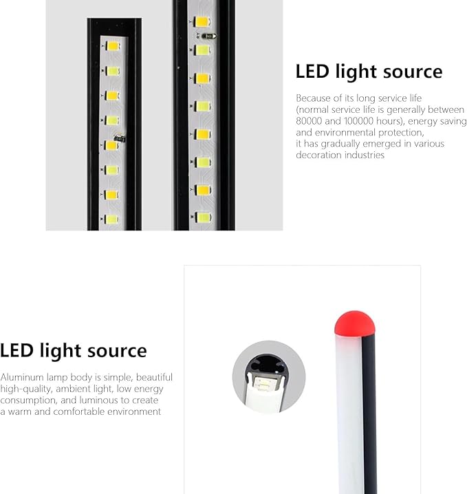 Floor Light Simple LED Floor Lamp Corner Light Energy Efficient 20 Inch Atmosphere Minimalist Home Living Room Bedside Sofa Lantern