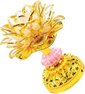 1Pc Color Changing LED Lotus Lamp Elegant Hall Light Ornament for Home Decoration for Living Room Bedroom and Meditation Spaces