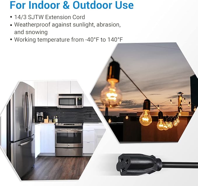 DEWENWILS WiFi Outdoor Outlet Timer, Smart Yard Stake Plug with 6 Outlets, Outdoor Extension Cord 25FT