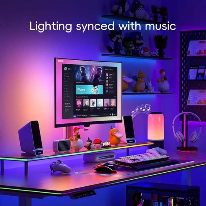Skydimo 24 Inch ARGB Led Strip Lights, Monitor Backlight, Monitor Led Lights, PC Sync Backlight, Sync with Screen Color or Music, Dynamic Ambient Smart Light with USB, Software Control