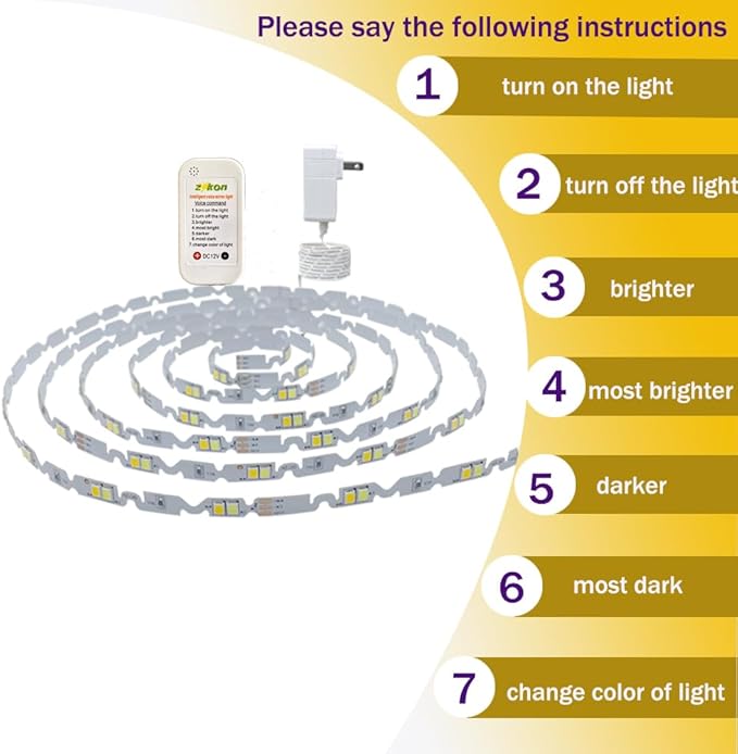 13ft/4M Led Vanity Mirror Lights Kit - Bendable, No Cut Required - Adjustable Strip Light Table Set with Dimmer and Power Supply