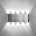 Kawell 10W Modern Wall Sconce LED Wall Light Up Down Indoor LED Wall Lamp Aluminum for Bedroom Living Room Bedside Stairs Hallway Corridor, 6000K