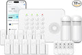 Wireless Home Security System WiFi/4G Home Alarm System with Phone APP Alert | Voice Control | No Subscription Fees | 24/7 Monitoring | Alexa Compatible
