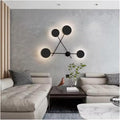 LED Wall Lamp Living Room Decoration Minimal Lamp Interior Wall Light Fixture Bedroom Wall Decoration Indoor Lighting for Home,Natural Style