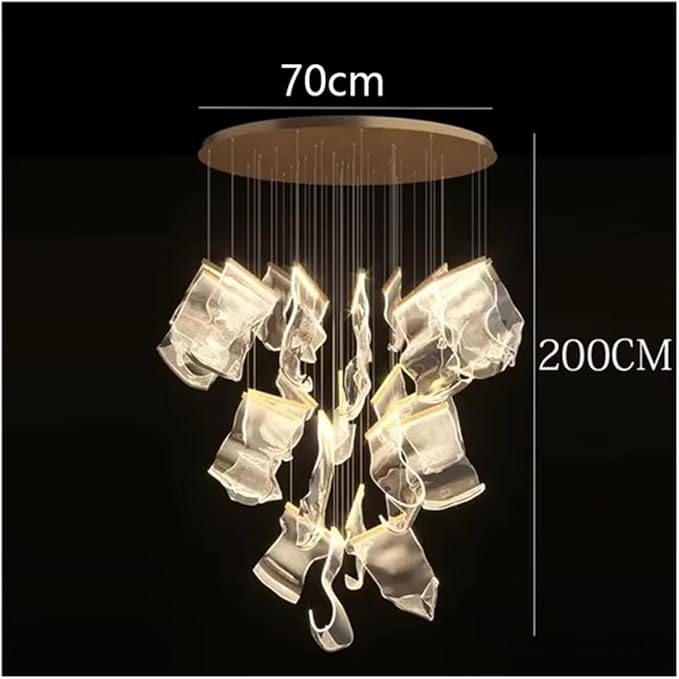 Nordic Home Decoration Modern and Simple Led Pendant Light for Stair,Living Room and Dining Room APP Control Ceiling Light,for Home Decor