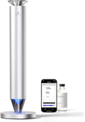 Wireless Rechargeable Hotel Scent Diffuser Starter Kit - 1500 Sq Ft Coverage, Alloy Atomization System,Mood Light,Waterless Oil Diffuser, Including 120ml Essential Oil, for Home,Large Room,Spa,Silver