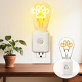 Led Night Light Plug-in, Dusk to Dawn & Motion Sensor, Vintage 2200K Filament Light, 10-100LM Adjustable Brightness, Unique Gift for Birthday, Halloween,Christmas, 1 Pack