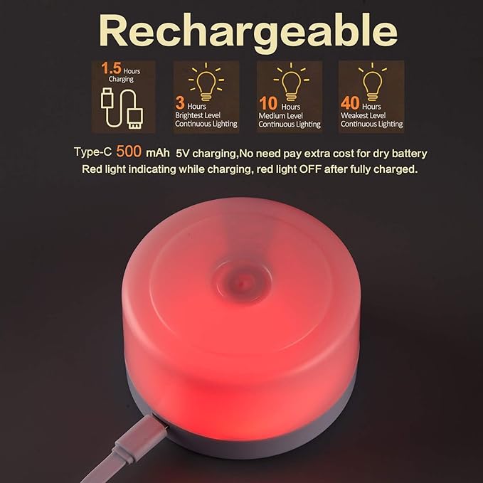 S SELDORAUK Nursery Night Light for Baby,Portable LED Touch Night Lamp for Kids & Adult,Dimmable Tap Light,Breastfeeding,Sleep Aid,USB Rechargeable Nursing Lamp,Warm Night Light,Soft Eye Caring,1Pack