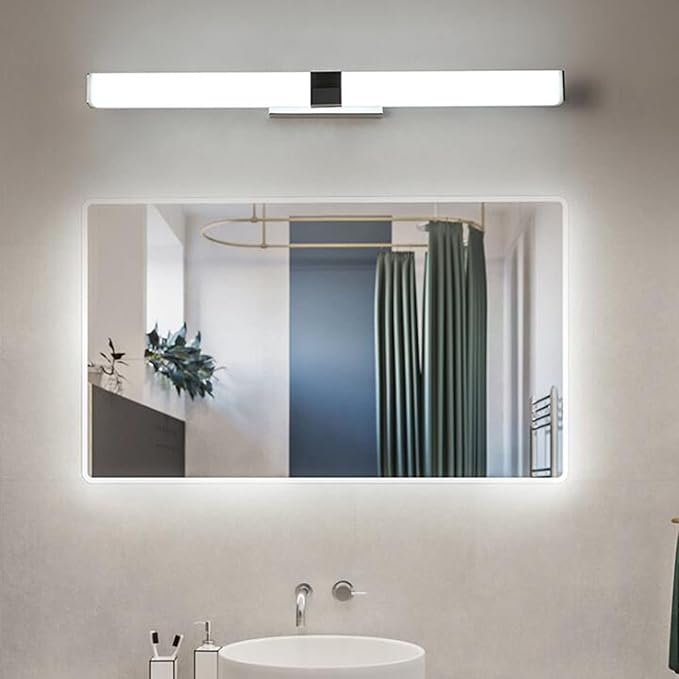 Vanity Lighting Bathroom LED Vanity Mirror Light, Makeup Front Lighting, Waterproof Splash Proof Wall Light Mirror Front Light for Home Bath Bedroom Bath Lights