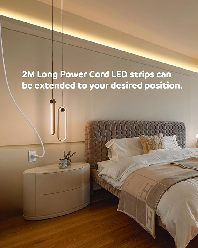Aclorol AC110V Led Strip Light Outdoor Waterproof 150FT Warm White 3000K Connectable LED Rope Light Strip for Outside Garden Patio Indoor Outdoor Backyards Decoration AC 110V-130V 120LEDs/M 5400LEDS
