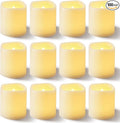 Homemory 100Pack Flickering Flameless Votive Candles, 200+Hour Electric Fake Candles, Battery Operated LED Tealight for Wedding, Outdoor, Table, Festival (Warm White,Battery Included)