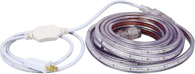 SYLVANIA LED Plug-in Outdoor Flex Light Strip Complete Lighting Kit 16.4 Inch, 6500K Daylight Color Temperature - 1 Pack