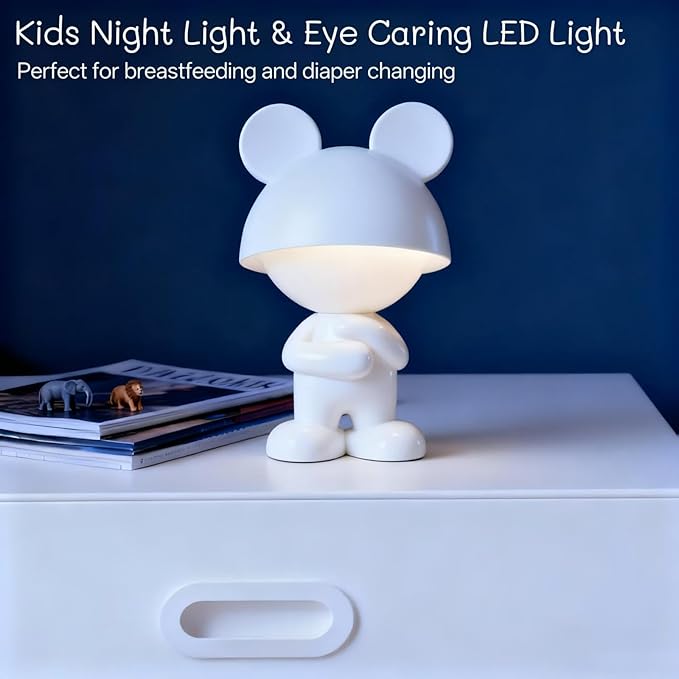 Night Lights for Kids,Rechargeable TableLight,Touch Bedside Lamps,Cordless Dimmable Warm White Light,Baby Nursery,Breastfeeding,Sleep Aid,Cute Easter Gifts for Newborns Toddlers Boys Girls