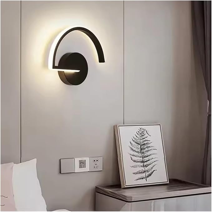 LED Wall Lamp Modern Minimalist Fixture Living Room Background Lighting Bedroom Lamps,Elegant