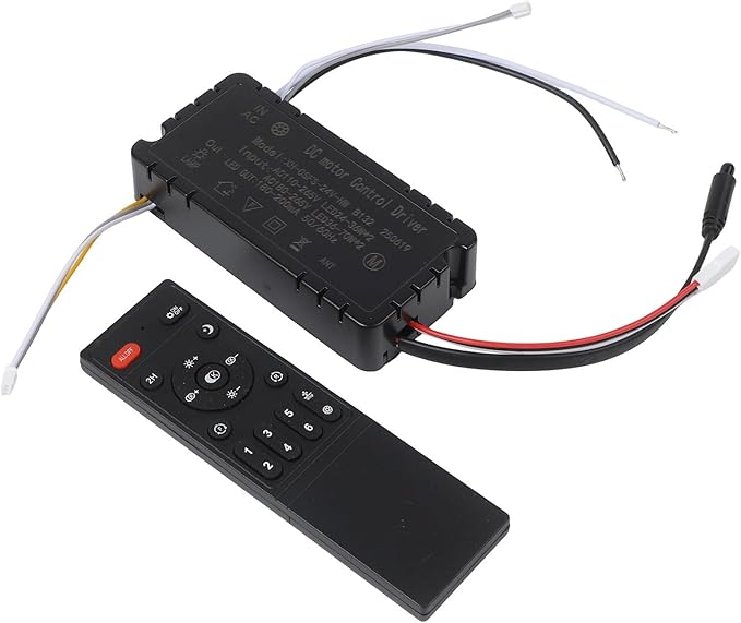 Ceiling Fan Remote Control Kit, Remote Control For Ceiling Fan Light Featuring 6-Speed Settings, Smooth Dimming And Frequency Conversion Receiver For AC LED Lighting(With air guide)