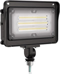 CINOTON 50W LED Flood Light Outdoor, 7000LM IP65 Waterproof Security Wall Pack Light Fixture with 180°Knuckle for Patio Porch Garage Garden Lanscape 5000K Daylight 100-277V 1 Pack