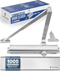 FORTSTRONG Commercial Door Closer - FS-8400 - Heavy Duty Adjustable Grade 1 Standard Automatic Door Closing Hinge - ADA Compliant - Hold Open Function