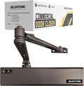 Heavy Duty, Commercial Door Closer D8000DA, ANSI Grade 1, UL 3 Hour Fire Rated, ADA Compliant, Delayed Action, Adjustable Spring Size 1-6 for Doors(44-330LB/30-60 in), Indoor/Outdoor (Bronze)