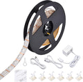 AW 6.6ft LED Strip Light Kit APP Control Music Sync Color Changing Wifi Smart 120 LEDs Ambient Lamp Compatible with Alexa & Google Assistant for Bedroom Gaming Room