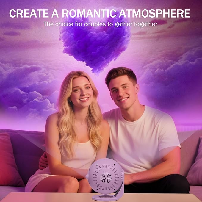 Luxury Galaxy Projector Gift Set – 360° Rotating HD Nebula, 13 Cosmic Discs, Adjustable Brightness & Speed, Auto-Off Timer (1/2H), Perfect for Kids & Adults