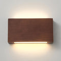 Solid Wood Wall Sconces, Slim Thin Hardwired Wall Lights, 3000K Warm White Modern Wooden Wall Sconce Lighting, Suitable for bedrooms,hallways,corridors,staircases