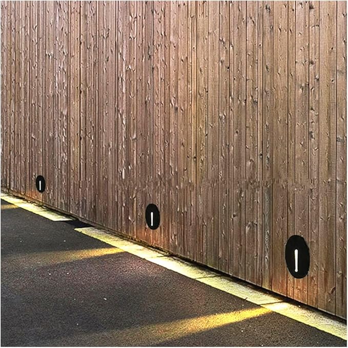 TTPP 1W LED Recessed Wall Lamp Stair Light AC85-265V Step Light Indoor Recessed Staircase Lamp Stairway Corridor Wall Foot Lamp Sconce Lights-CoolWhite-White