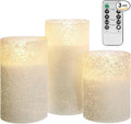 Mingfuxin Flameless Candle with Remote, Battery Operated LED Pillar Fake Candles for Bedroom Birthday Home Fireplace Wedding Halloween Christmas Decorations