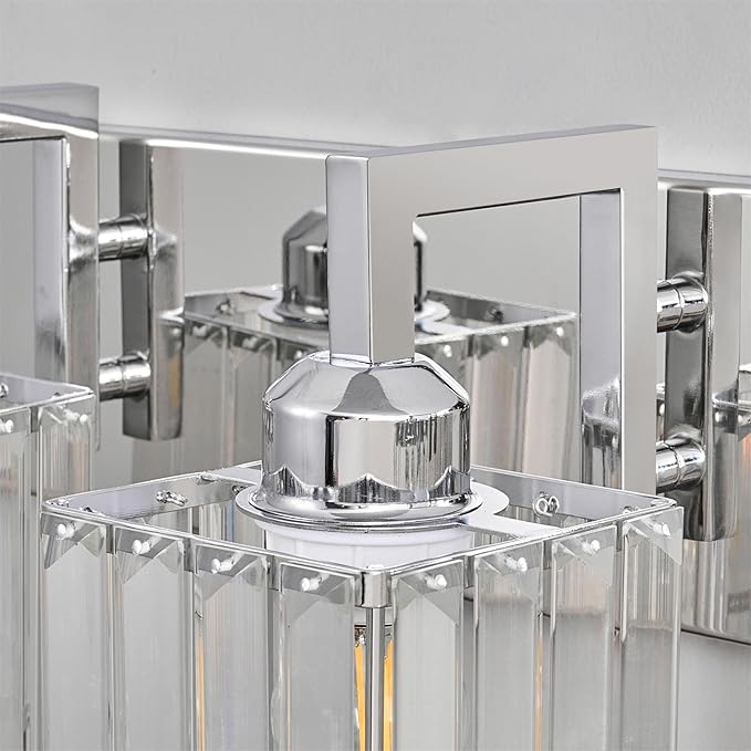 19.5" KnurledBrassWallSconcesSetof2,BronzeBathroomVanityLightFixtureswithWaterRipplesGlassTube,ModernLampforBedroom,LivingRoom,Hallway,Staise,Mirror,Kitchen