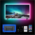 dalattin 12.5ft Led Lights for TV, 40-55 Inch USB RGB LED Strip Lights, TV Backlight with Remote Built-in MIC Music Sync, Bluetooth APP Control Led Lights for Gaming Bedroom, HDTV Mood Lighting