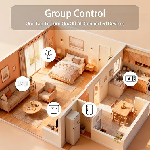 Pro Series Energy Monitoring Smart Plug Mini 15A, Smart Home Wi-Fi Outlet Compatible with Alexa, Google Home, No Hub Required, FCC & ETL Certified, 2.4G WiFi Only, 1-Pack