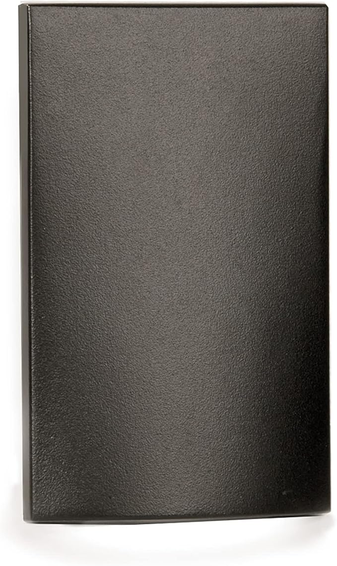 WAC Landscape Lighting, LED 12V Vertical Scoop Indoor or Outdoor Step and Wall Light 3000K Warm Built-in LED in Bronze