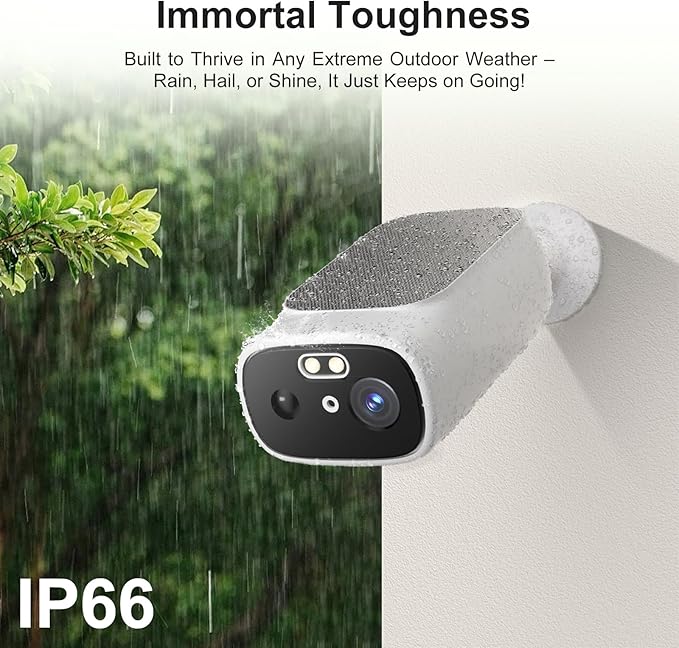 5G WiFi Security Cameras Wireless Outdoor, 5G Security Camera for Home Security, AI Motion Detection, Color Night Vision, SD Card/Cloud Storage, Waterproof, Compatible with Alexa/Google Home