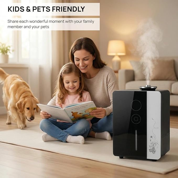 Diffuser - WiFi Air Machine for Home & Commercial Use, Covers 7500 sq. ft., Waterless Cold- Air Nebulizing HVAC Oil Diffuser for Large Room, Hotel, Spa, Office