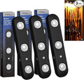 MIND&ACTION Gun Safe Lights,Motion Activated LED Light for Gun Safe Gun Cabinet, Ultra Bright Rotatable LED Lens for Directional Lighting Battery Powered(Black 3pack)