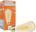 Sylvania WiFi LED Smart ST19 Amber Finish Light Bulb, 3.5W Efficient, for Alexa/Google Assistant, 2000K, No Hub Required - 1 Pack (75802)